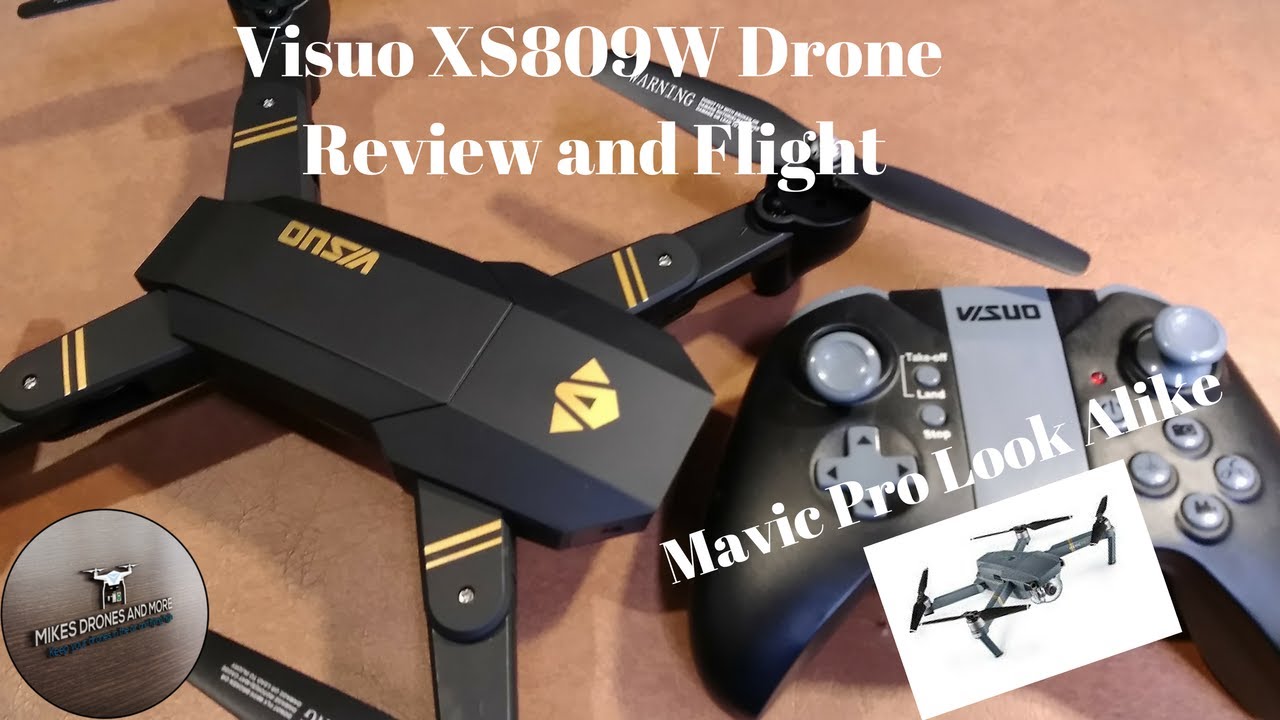 Похожий DJI Mavic Pro &mdash; Visuo XS809W &mdash; обзор и полёт