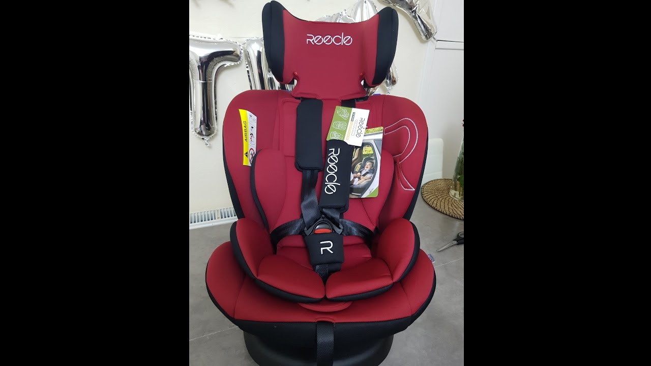 Unboxing - Reecle 360 Swivel Baby Child Car Seat with ISOFIX, Group 0+1/2/3 (0-36 kg), 0-12 Years