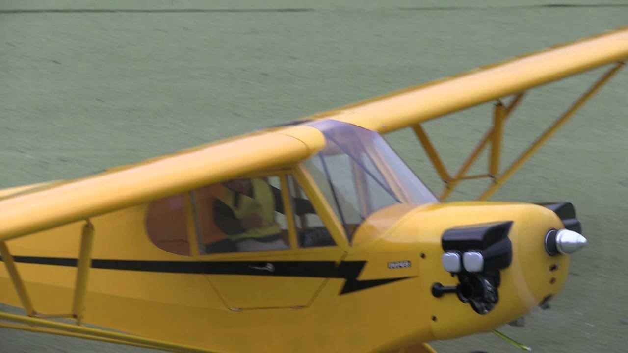 Hangar9 1/4-Scale J-3 Piper Cub PNP - Maiden Flight
