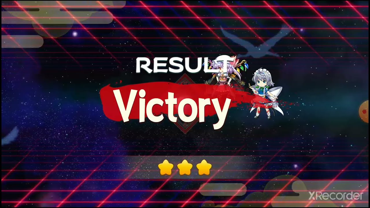 Touhou LostWord Global - Star EX Farm with E1 Flandre + L80 Sakuya (20sp)