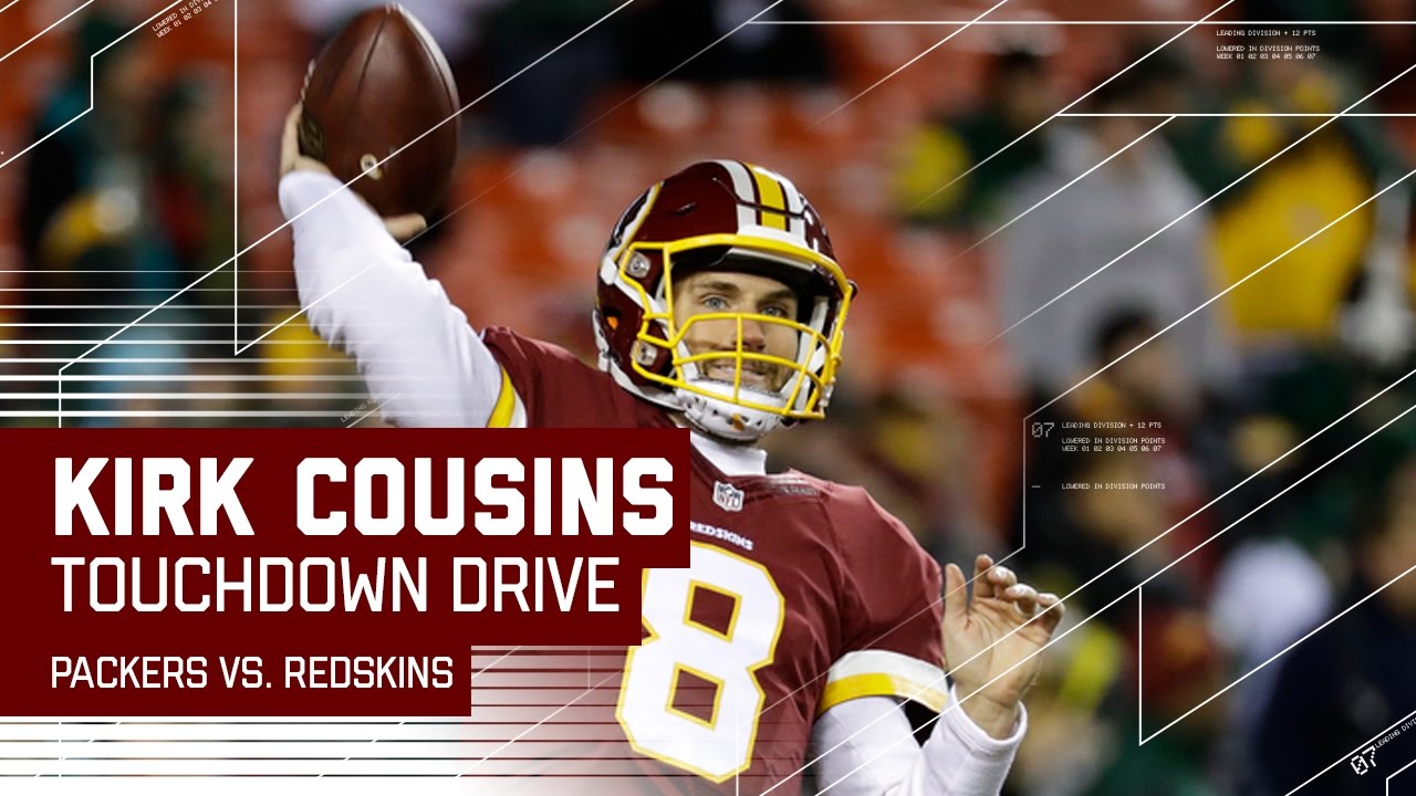 Kirk Cousins Leads Redskins on TD Drive! | Packers vs. Redskins | NFL