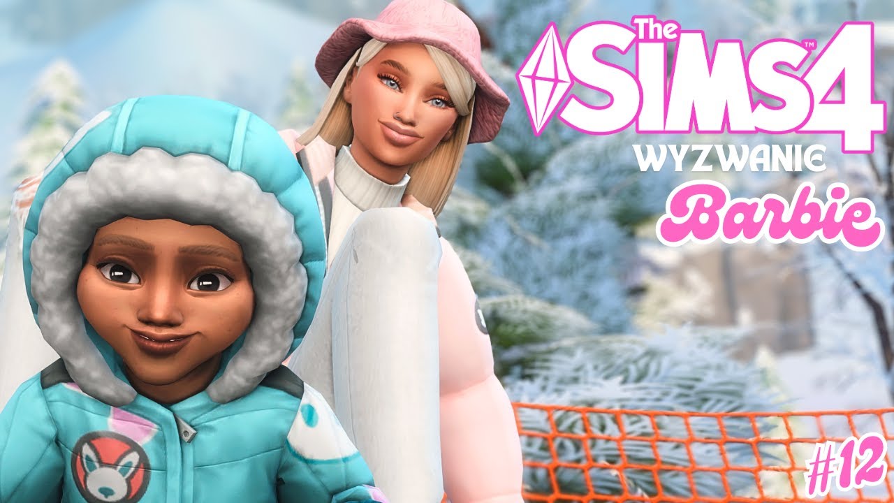 ZIMOWA WYPRAWA I KOLEJNA CIĄŻA 🌷 WYZWANIE BARBIE THE SIMS 4 🌷