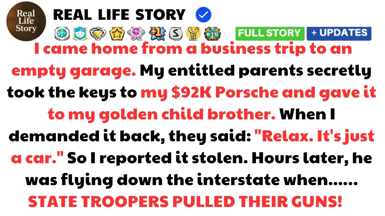 My Parents Gave My $92K Porsche To My Brother—Until Highway Patrol Pulled Him Over And…