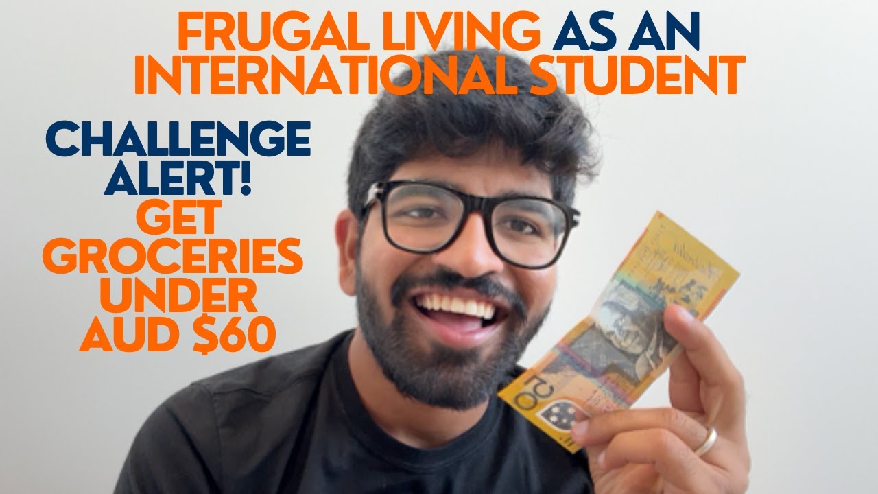 Frugal Living as an International Student in Australia | Groceries under AUD $60 CHALLENGE