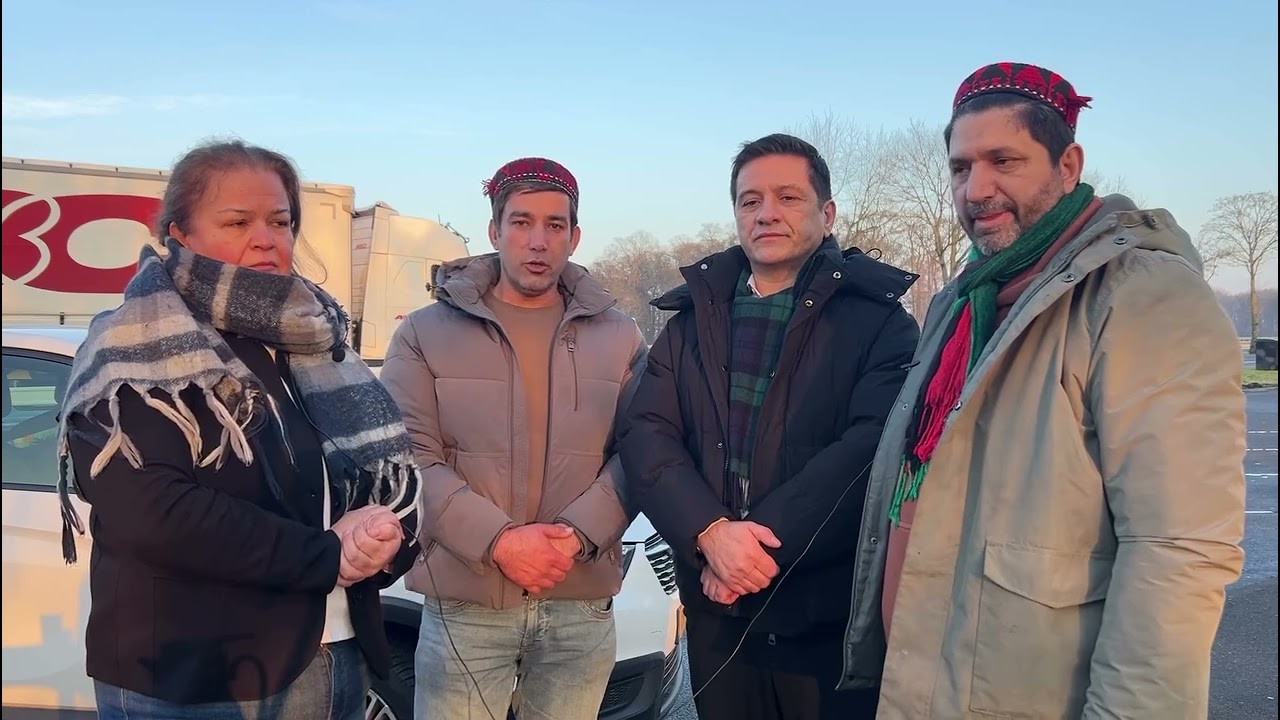 PTM Germany Activists towards PTM Protest – Davos, Switzerland 🇨🇭🗓 19 January 2026