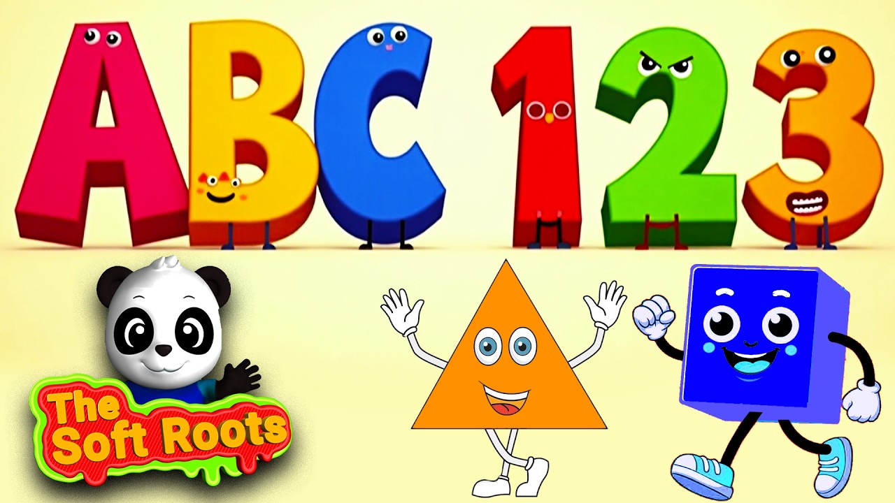 Preschool Learning activities for 3 year olds at home | Learn ABC Phonics Shapes Numbers Colors 🌈