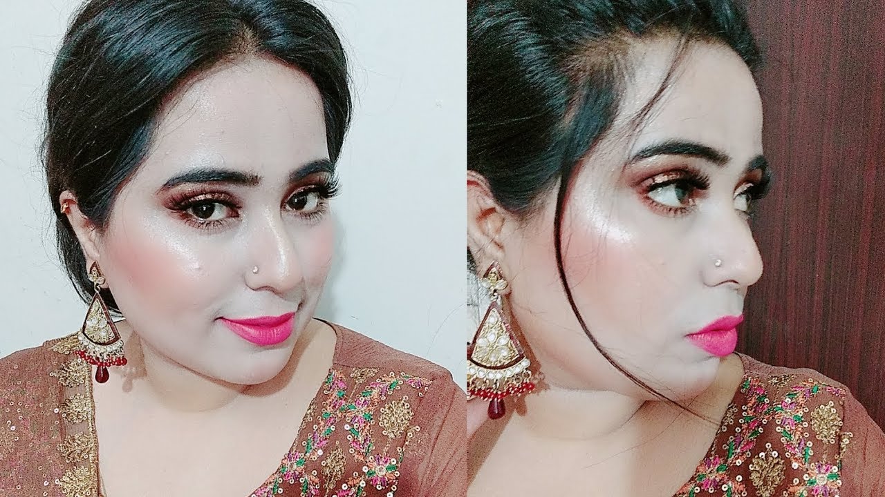 Glossy Eid Makeup 2019 for Beginners Humaira Sajjad