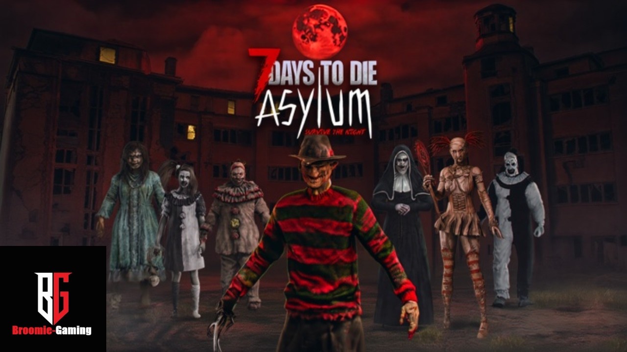We Survived The 1st BloodMoon Barely The Asylum Is MADNESS #live #survival #7dtd