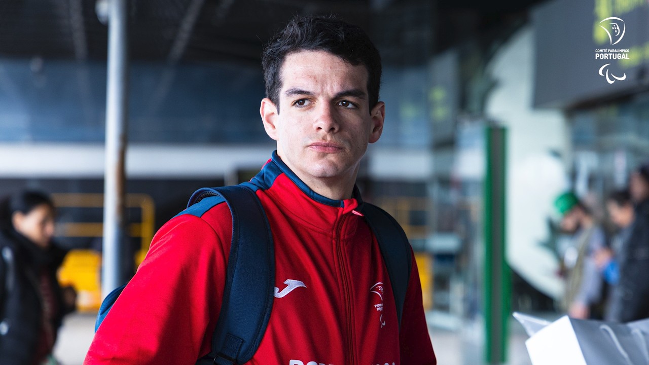 Partida de Diogo Carmona rumo aos Jogos Paralímpicos de Inverno Cortina Milano 2026