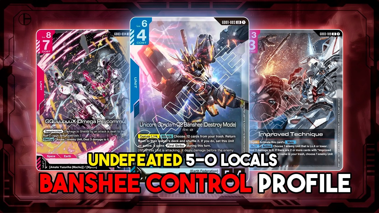 GUNDAM GD03| BANSHEE CONTROL DECK PROFILE