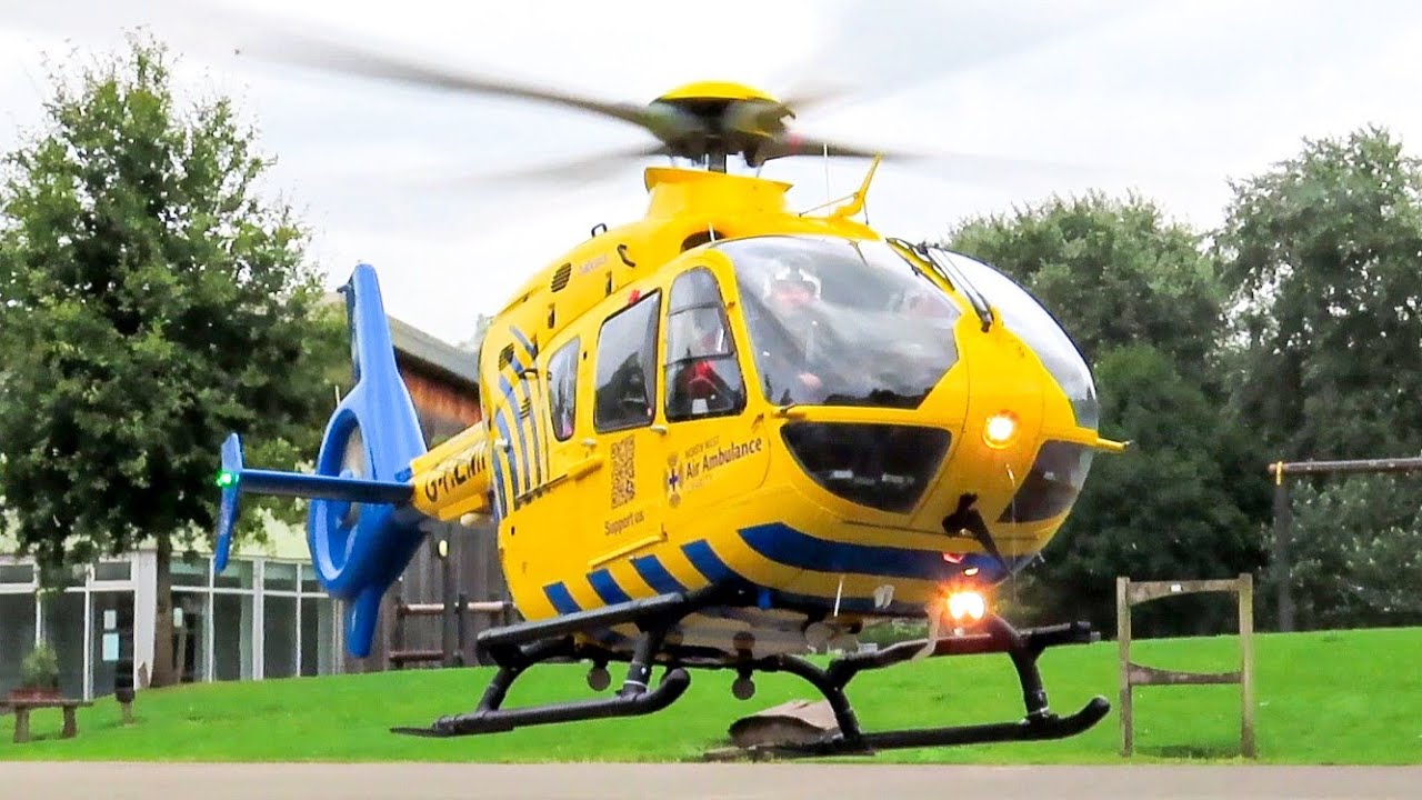 North West Air Ambulance Departure From Lyndhurst Community Primary School | 19.08.24