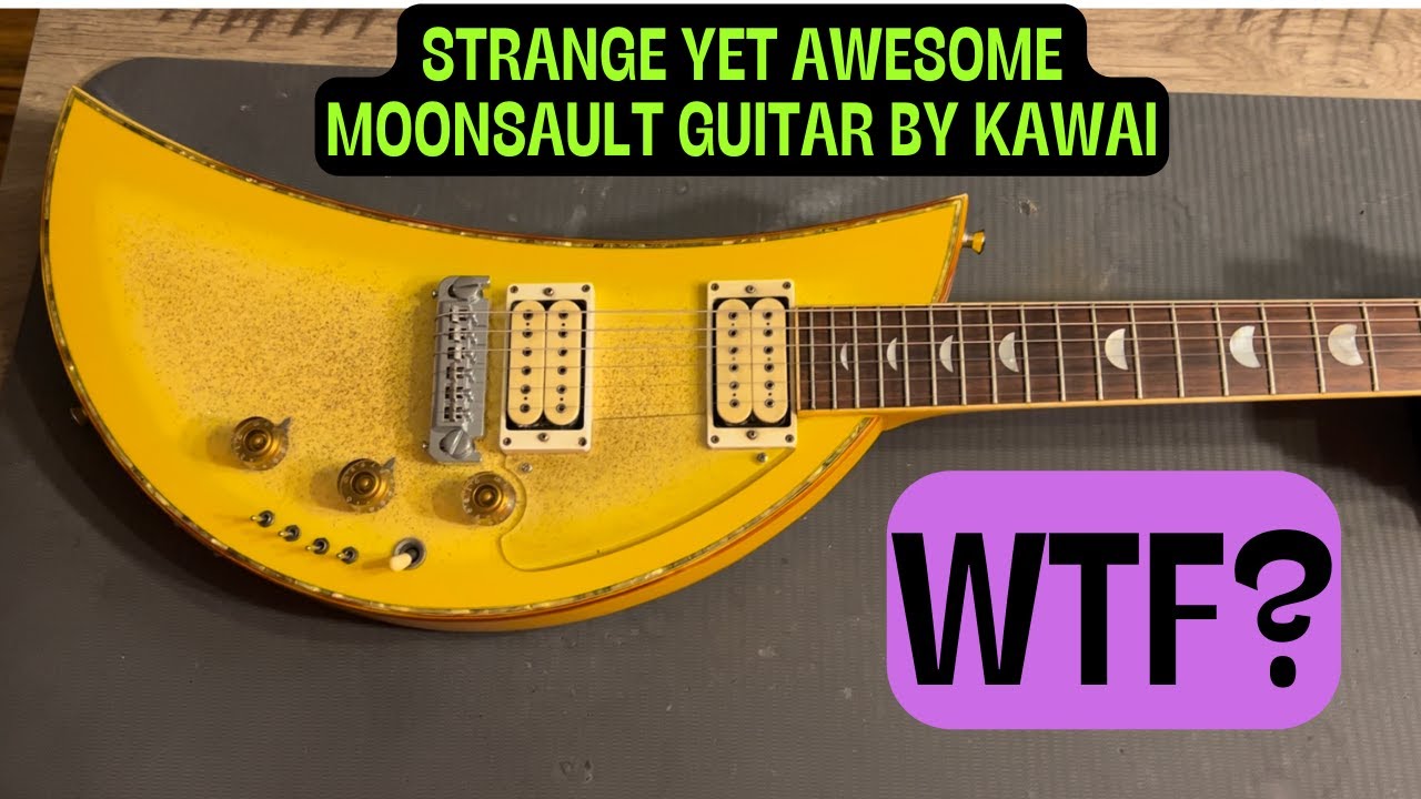 Strange But Cool Moonsault Guitar By Kawai