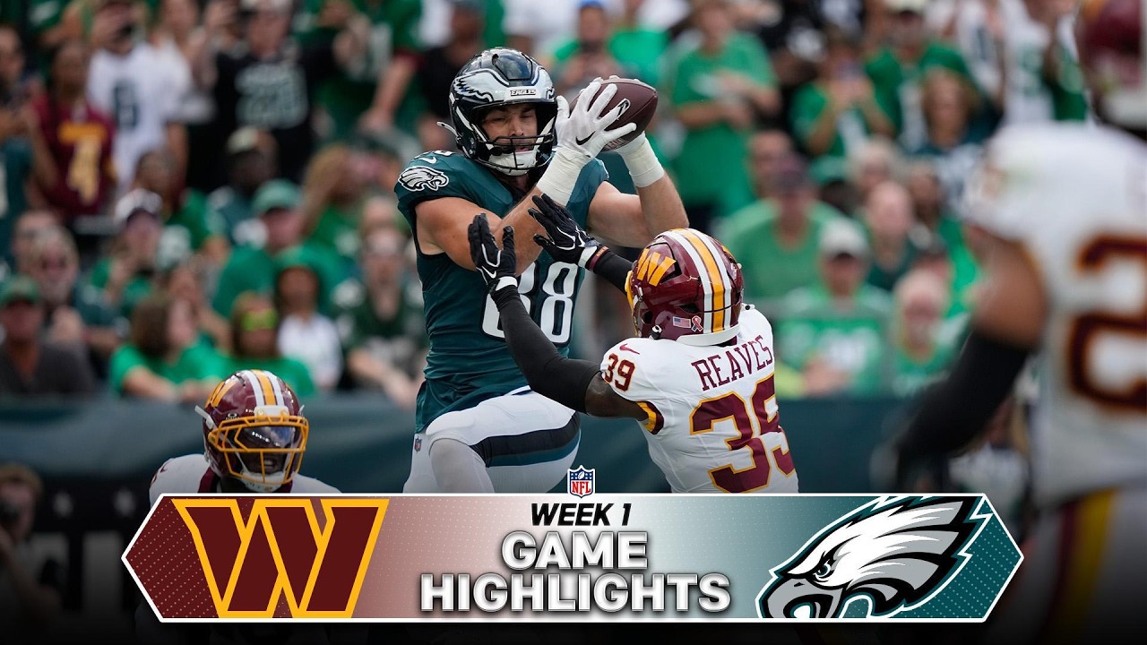 Washington Commanders vs Philadelphia Eagles Game Highlights | 2026 NFL Week 1