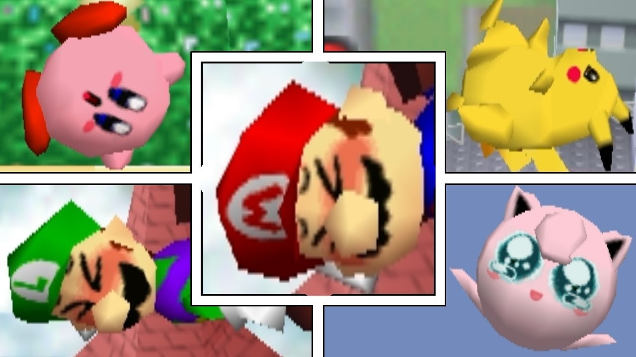Star KO + Screen KO + Crowd Cheer | All Characters | Super Smash Bros 64 | High Quality