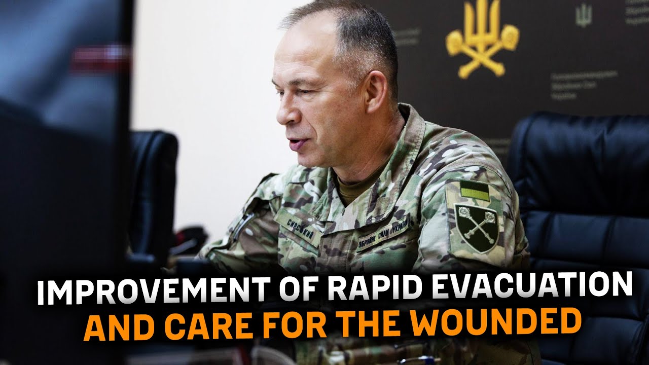General Oleksandr Syrskyi held a meeting on medical support