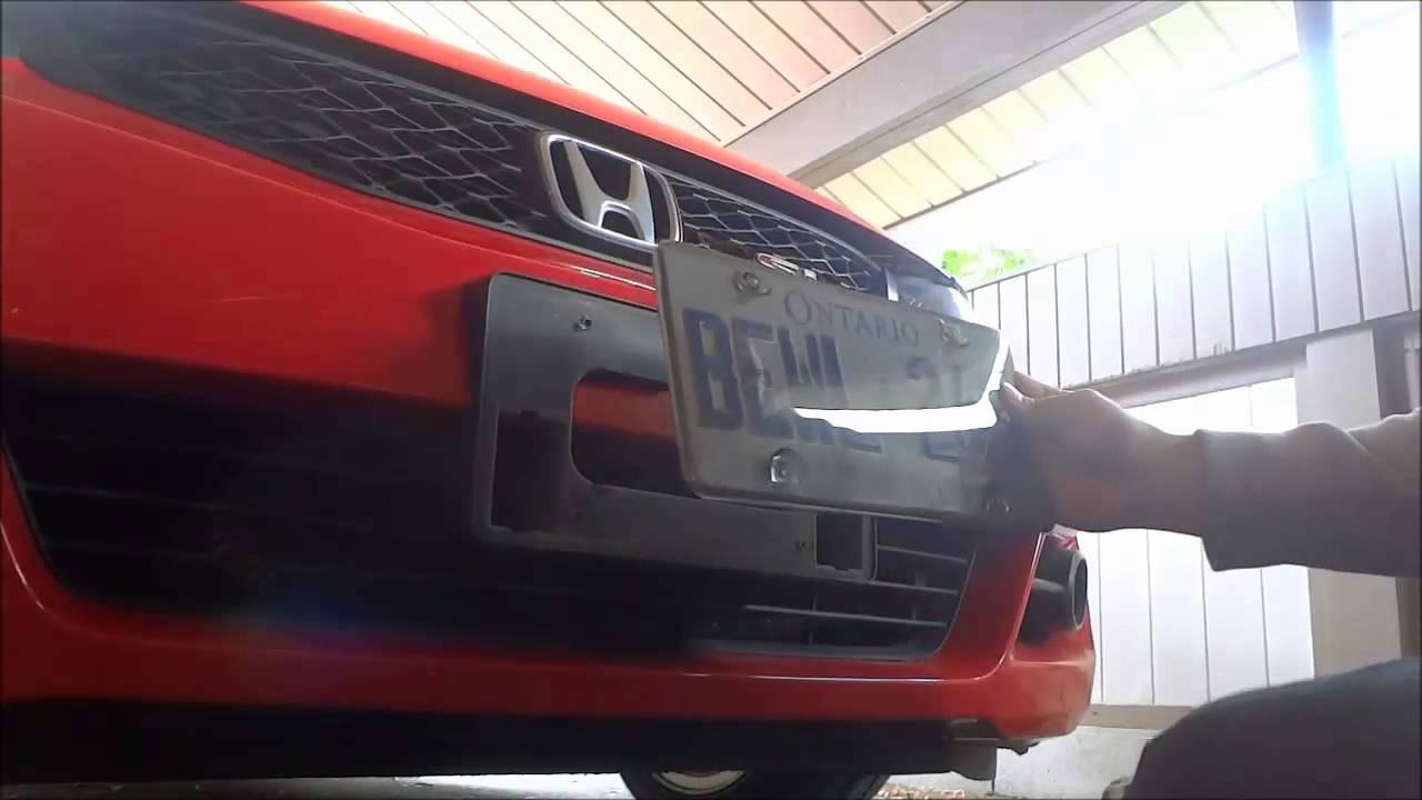 How To Install A Licence Plate Cover On Your Car