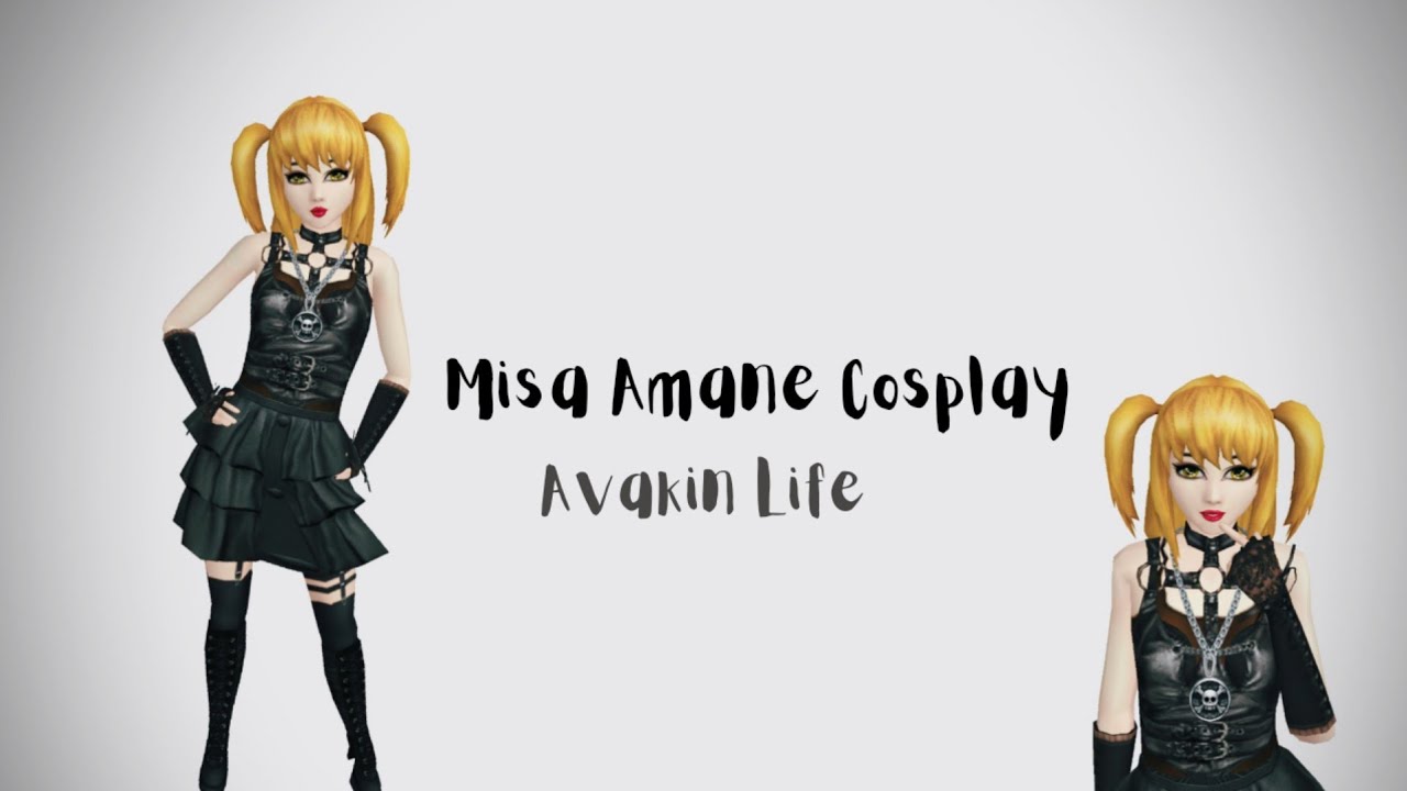 Cosplay Avakin Life - Misa Amane Death Note