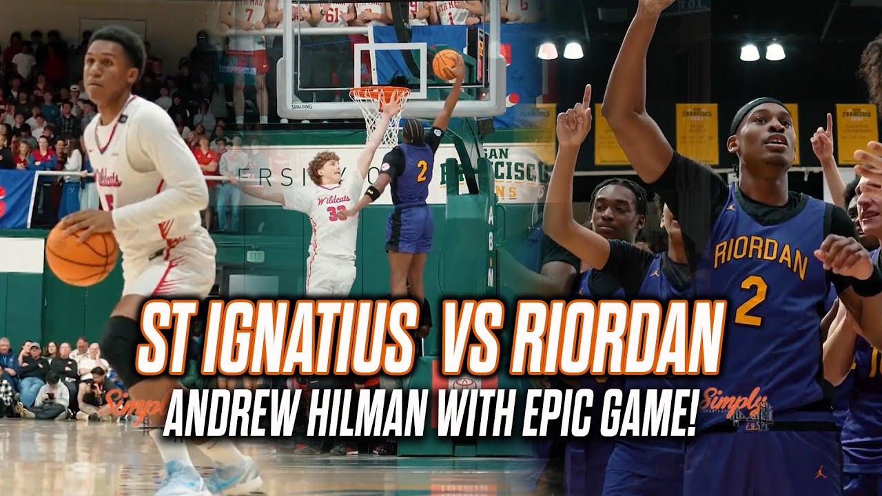 Riordan vs St. Ignatius | Epic Battle at USF Goes Down to The Wire! Andrew Hilman Balls out !