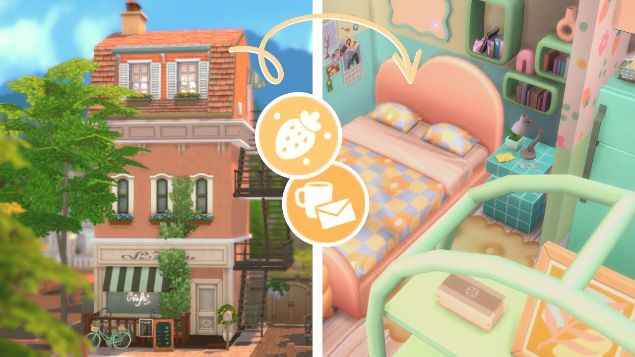 Cette maison pastel me réconcilie avec la couleur ? 🍬 | SIMS 4