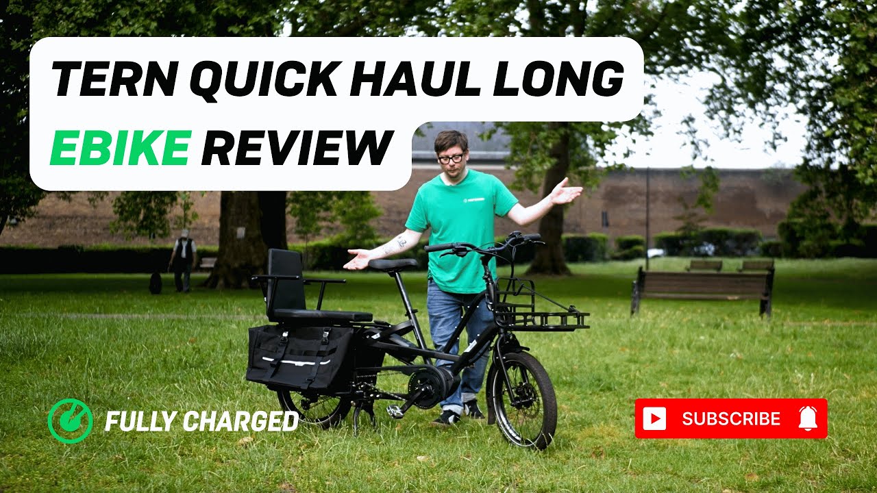 Richard reviews the Tern Quick Haul Long Electric Cargo Bike | Fully Charged