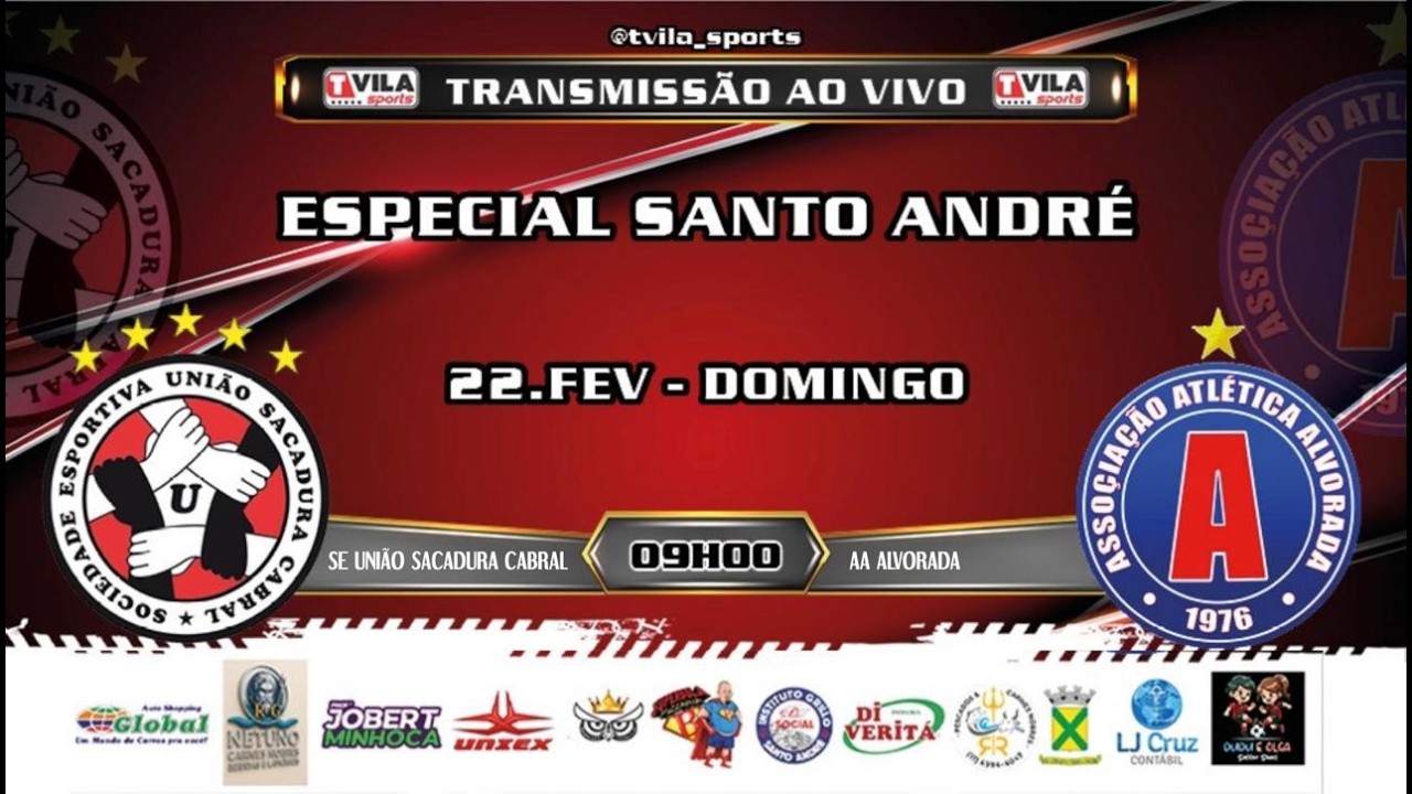 🔴DIVISÃO ESPECIAL DE SANTO ANDRÉ - S.E UNIÃO SACADURA CABRAL x A.A ALVORADA
