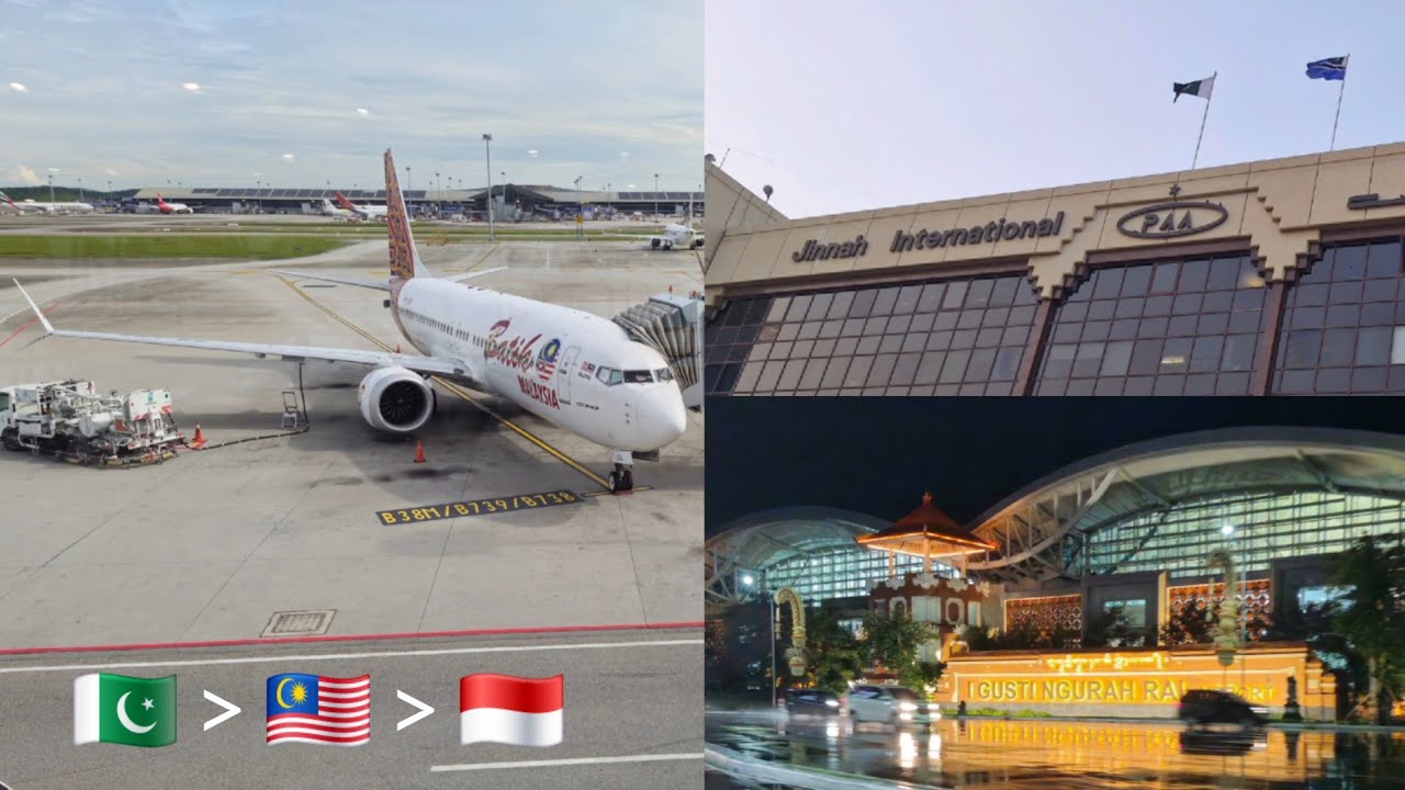 Karachi to Bali via Kuala Lumpur on Batik Air | Flight, Immigration & Travel Experience
