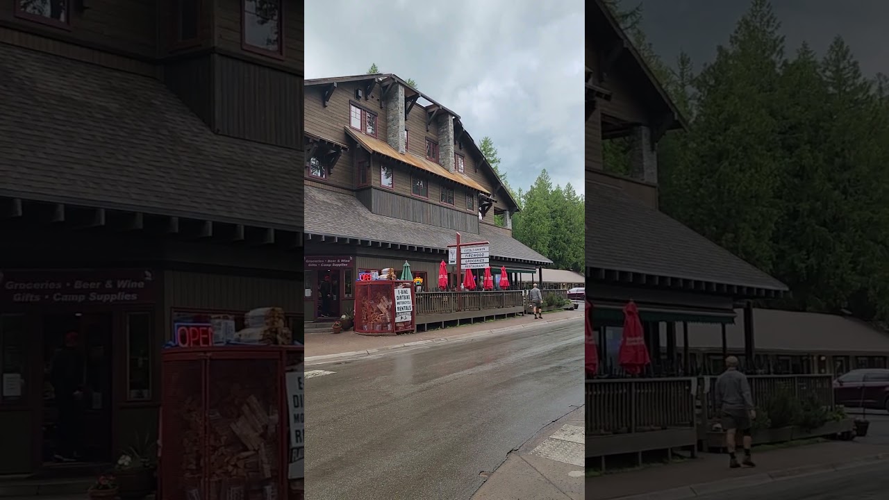 Apgar Village. Glacier National Park, Montana! June 2023!!