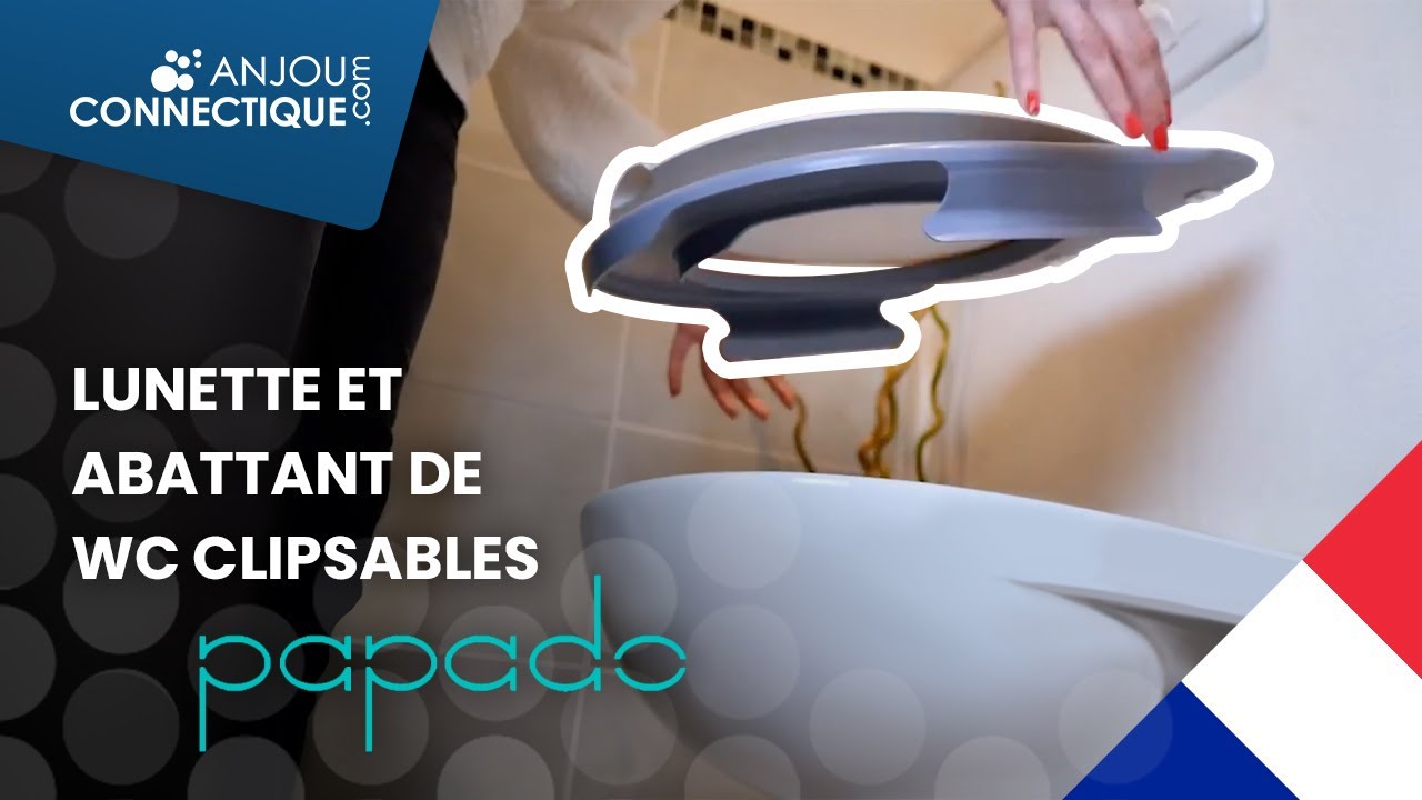 Lunette et abattant de WC clipsables PAPADO