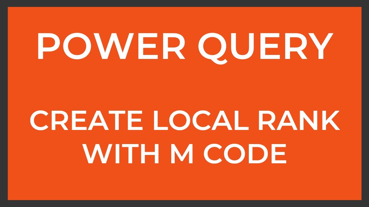 How To Create Ranking in Power Query with Table.Selectrows & Table.AddIndexColumn | Power BI | Excel