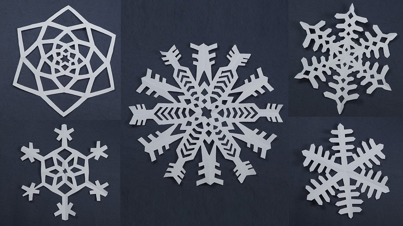 10 Awesome Paper Snowflake Patterns for Christmas Decorations - Easy Paper Craft