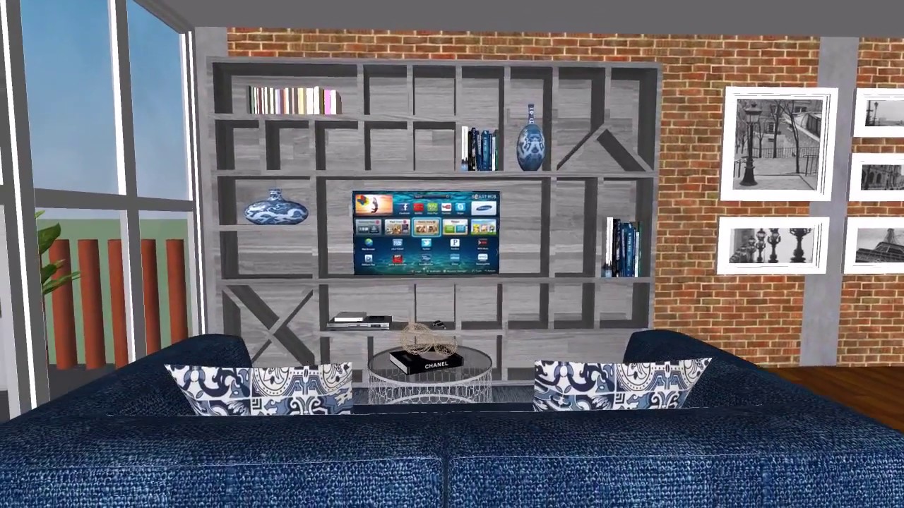 Interior Design-  basement into a bright and cheerful apartment