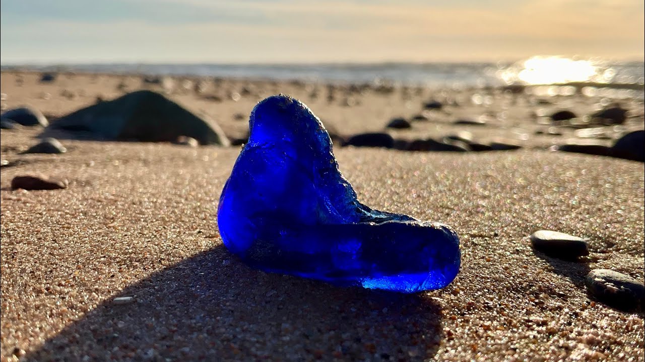 A Perfect Day For Sea Glass Hunting On Inverness Beach Keeps Getting Better The Farther I Walk! 💜💜