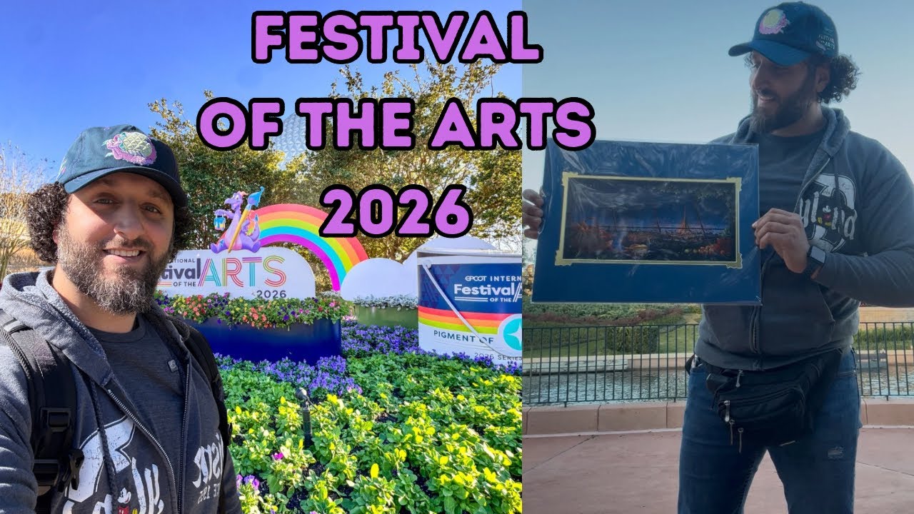EPCOT Festival Of The Arts 2026! Lorcana Scavenger Hunt, New Food & Buying Art