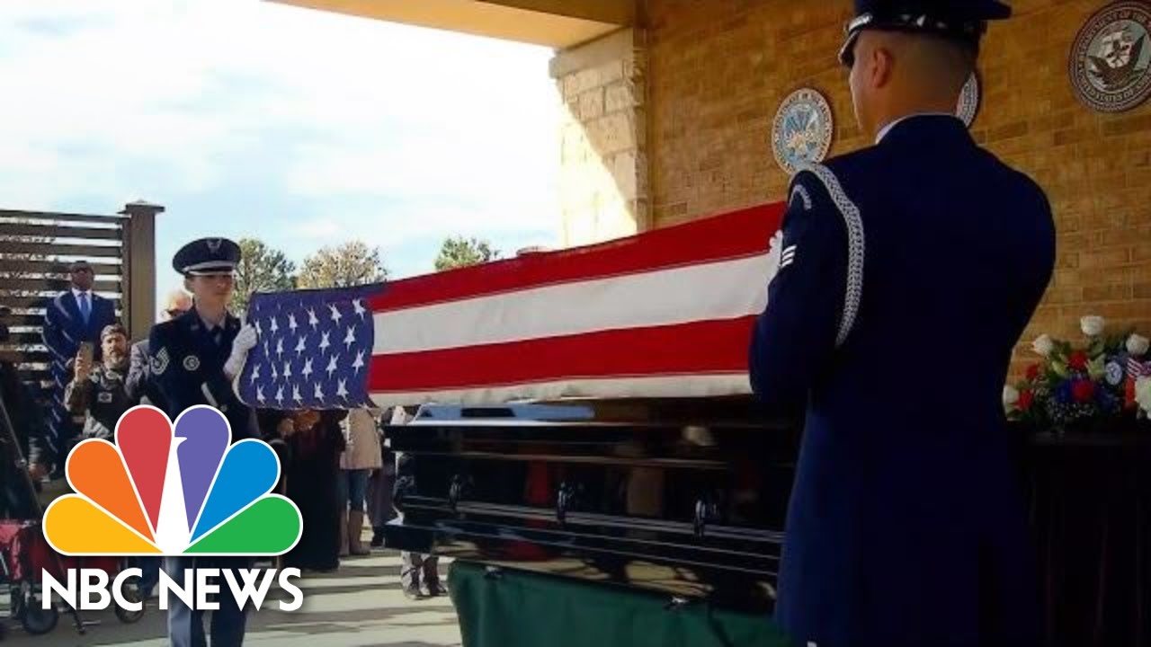 Crowds Attend Funeral For Vietnam Veteran With No Next Of Kin | NBC News
