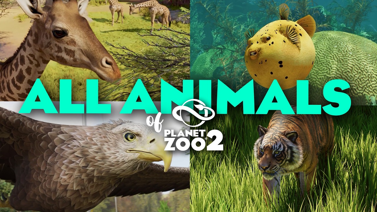 All 35 Confirmed ANIMALS with Images in Planet Zoo 2