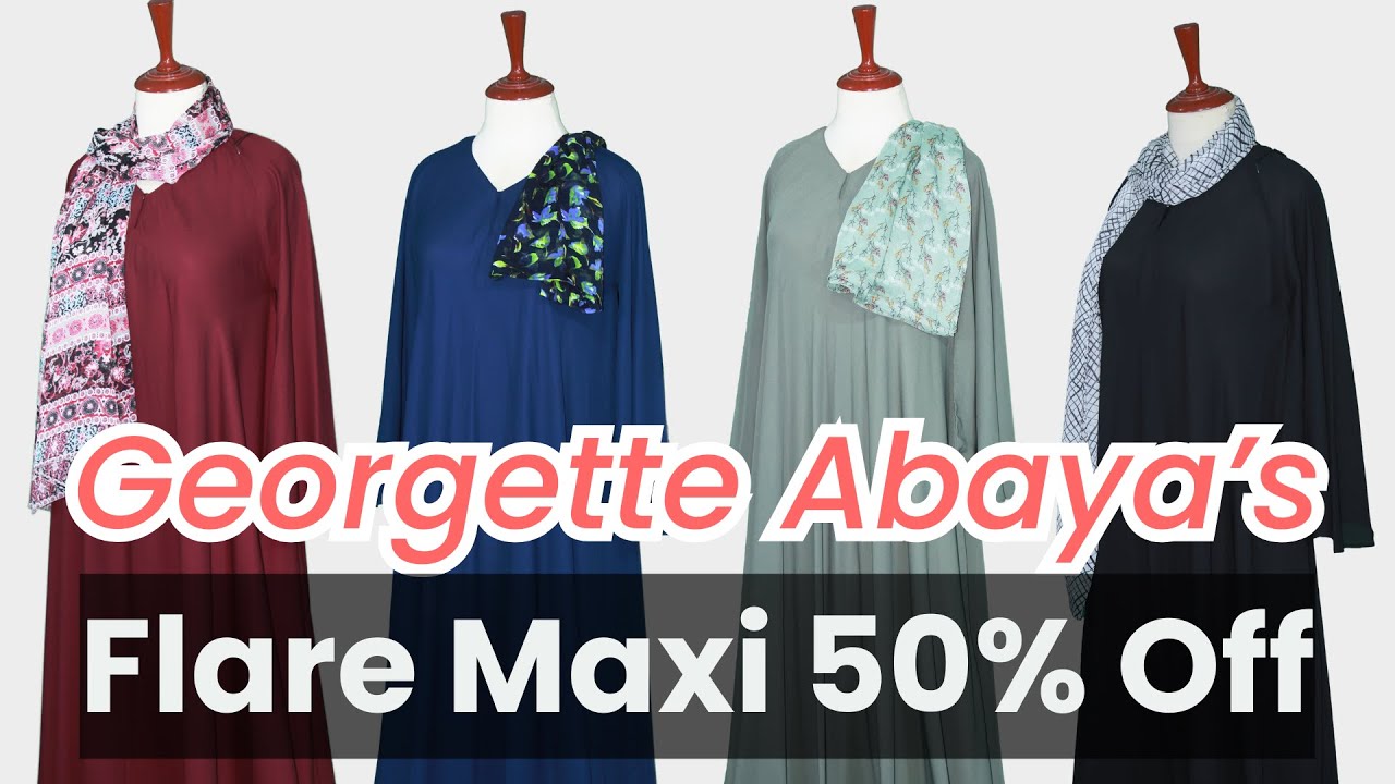 Georgette Maxi Abaya Designs 2023 | Students Abaya | Abaya Fashion