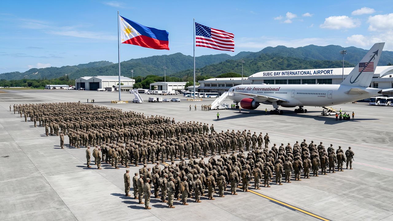 Philippines Shocked!! US Marines Arrive in Large Numbers at Subic Bay Airport