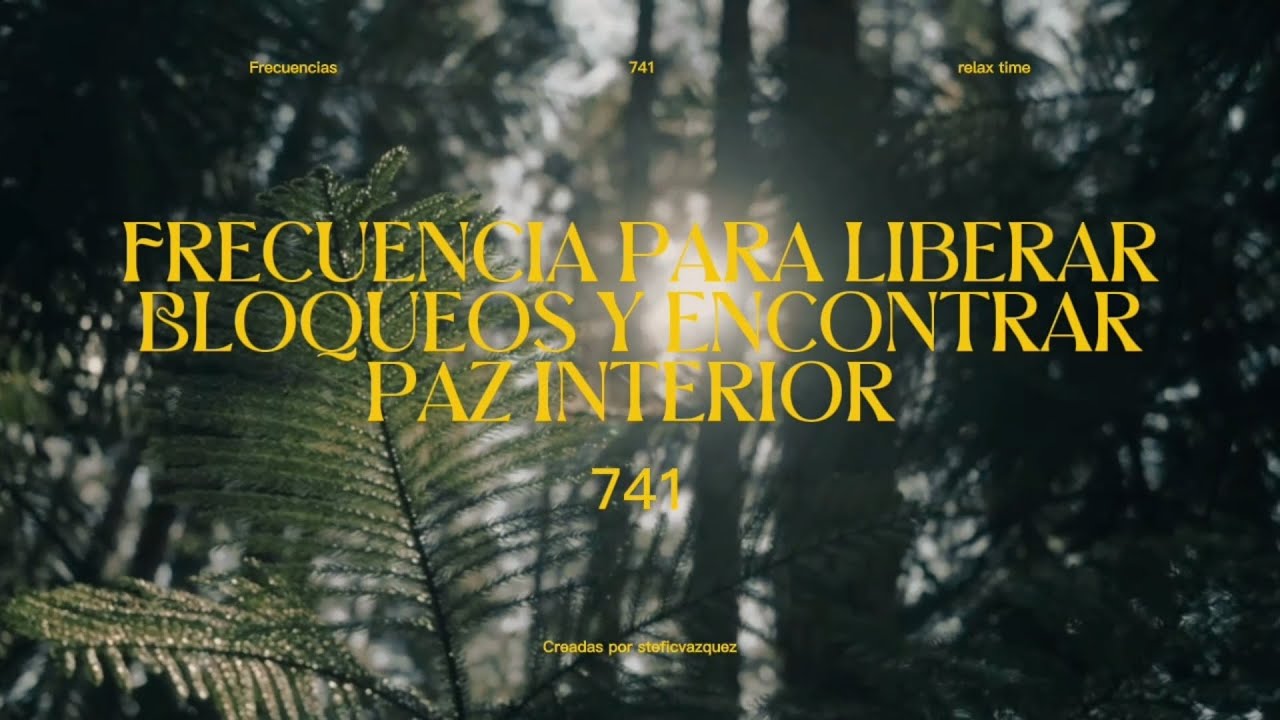 Frecuencia 741 Hz: La frecuencia para liberar bloqueos y encontrar paz interior.