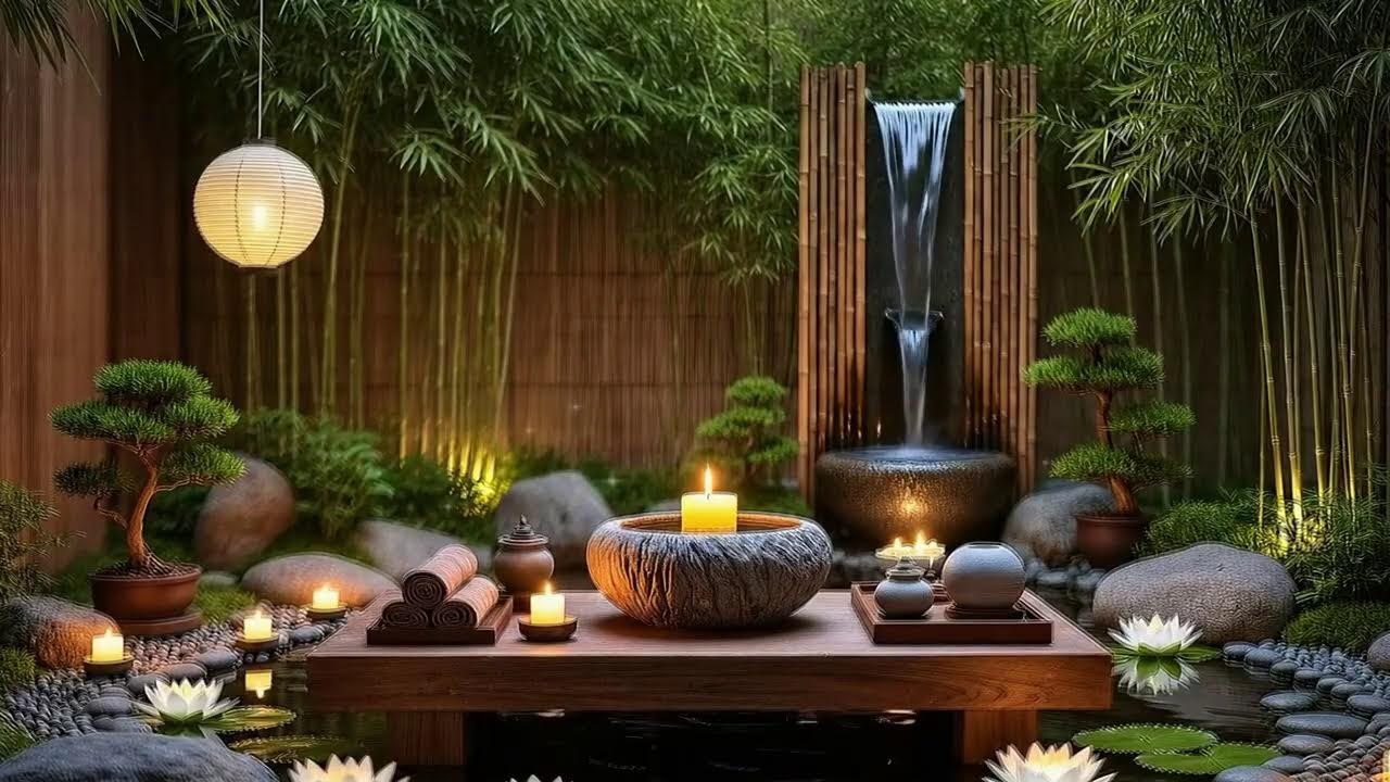 Best Mental Care 🌿 Relaxing Spa Music + Soft Water Sounds to Ease Anxiety and Depression