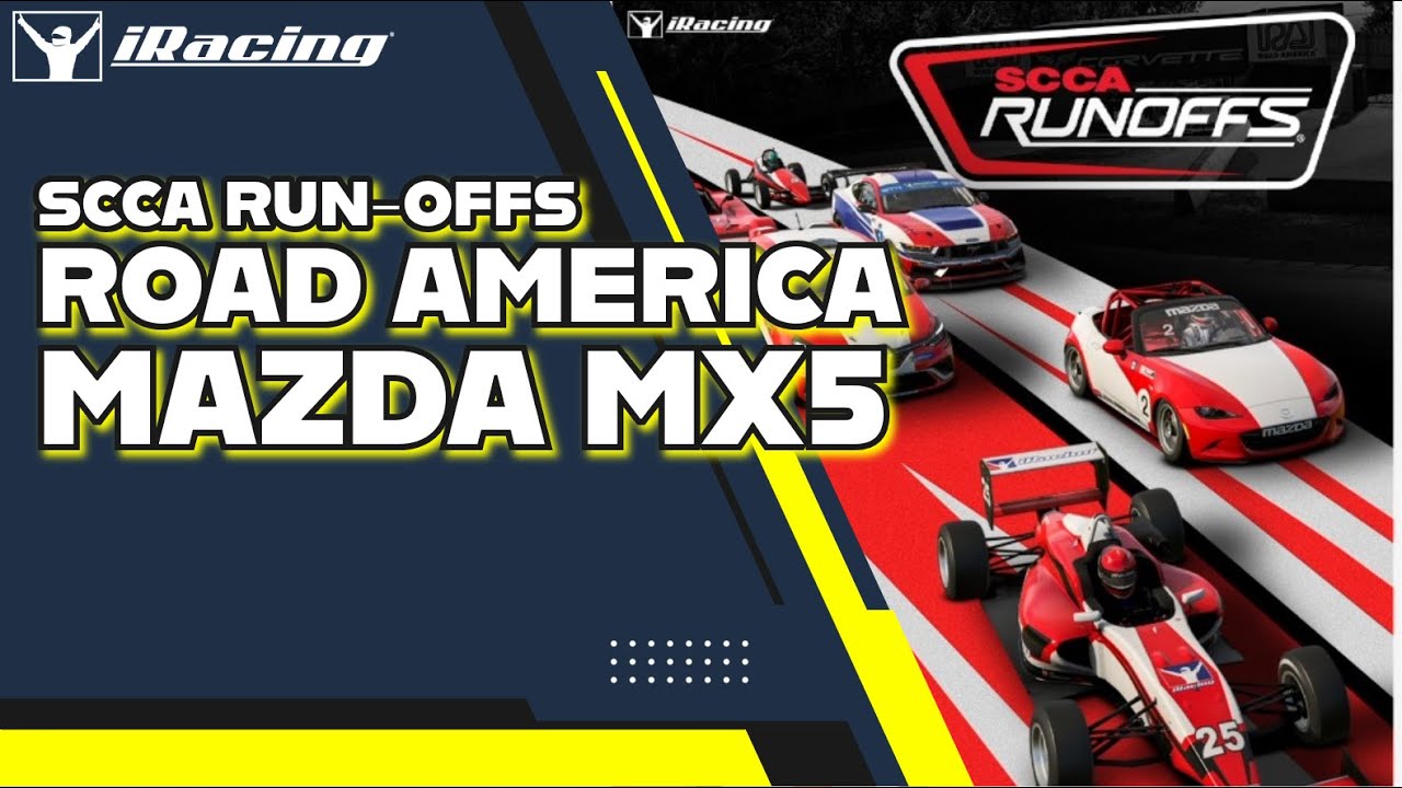 iRacing - SCCA Run-Off Finals - Mazda MX5 - Road America