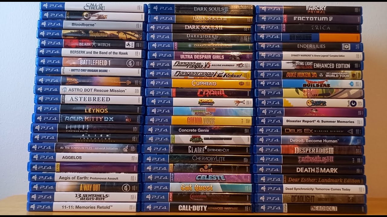 Massive PS4 collection (500+ games!): PART 1