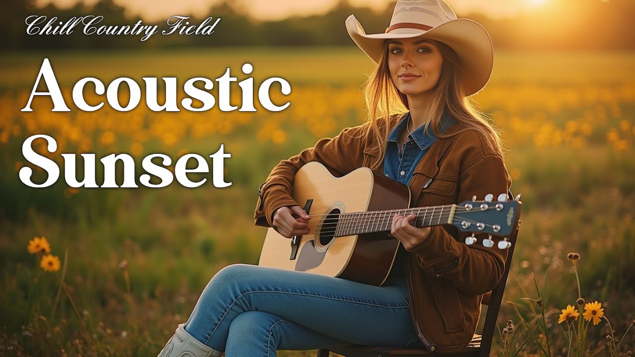 Soft Slow Country Songs Laid Back Acoustic Country Guitar Background Music for Sleep Chill