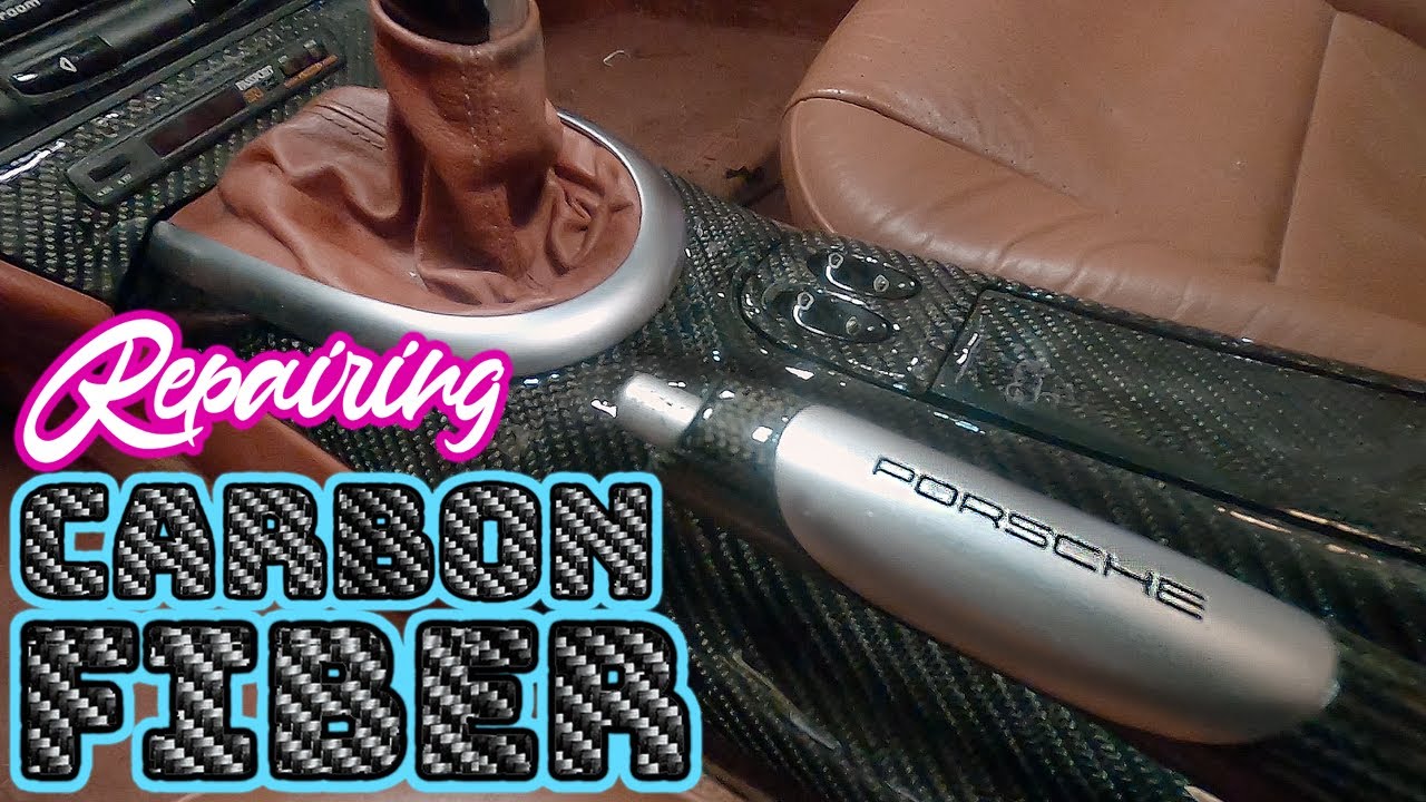 How To Repair CARBON FIBER (Porsche 996 Interior repair)