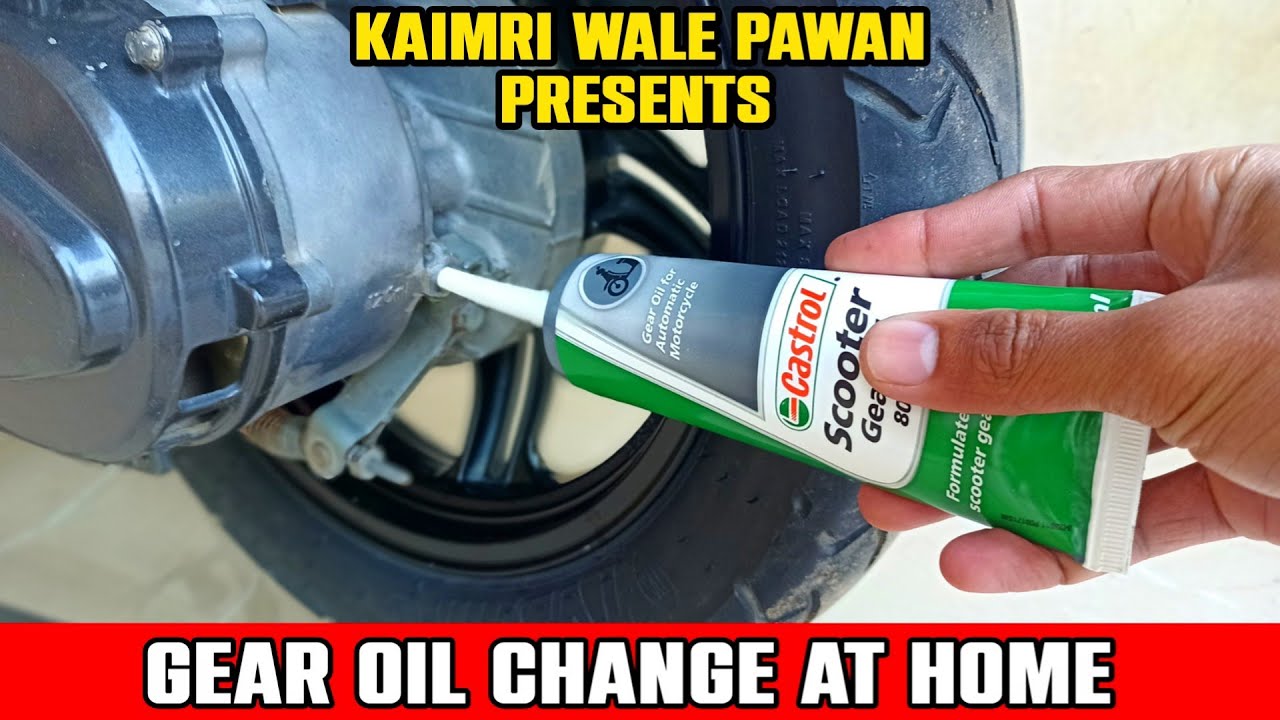 How to Change Gear Oil in TVS Jupiter at Home