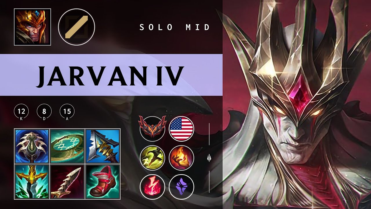Jarvan IV Mid vs Yone - NA Grandmaster Patch 25.22