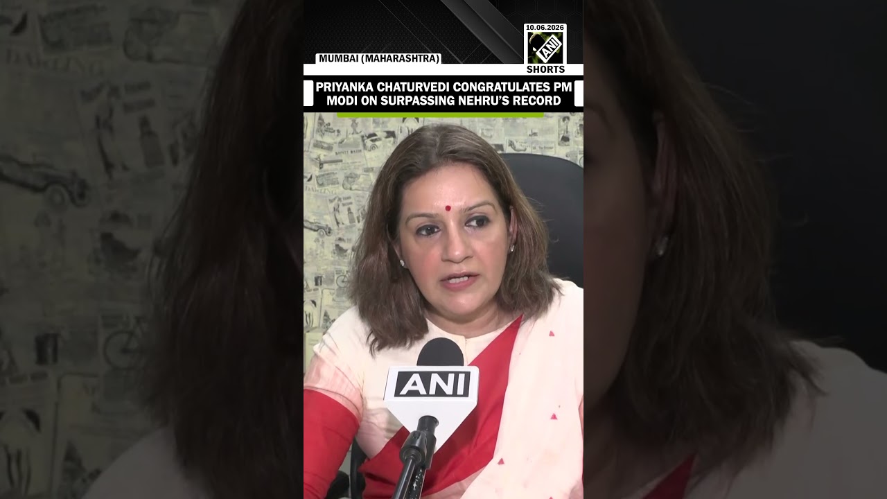 Priyanka Chaturvedi congratulates PM Modi on surpassing Nehru&rsquo;s record of longest-serving elected PM