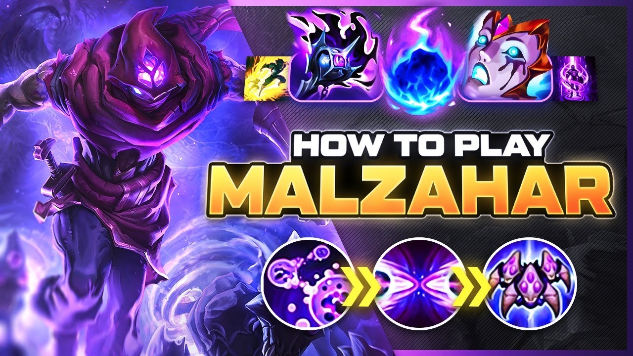 HOW TO PLAY MALZAHAR AND CARRY | BEST Build & Runes | League of Legends