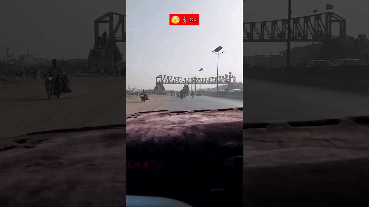 Watch Till End 🫣🚶&zwj;♂️&zwj;➡️🏍 #shorts #viral #pedestal #bridge