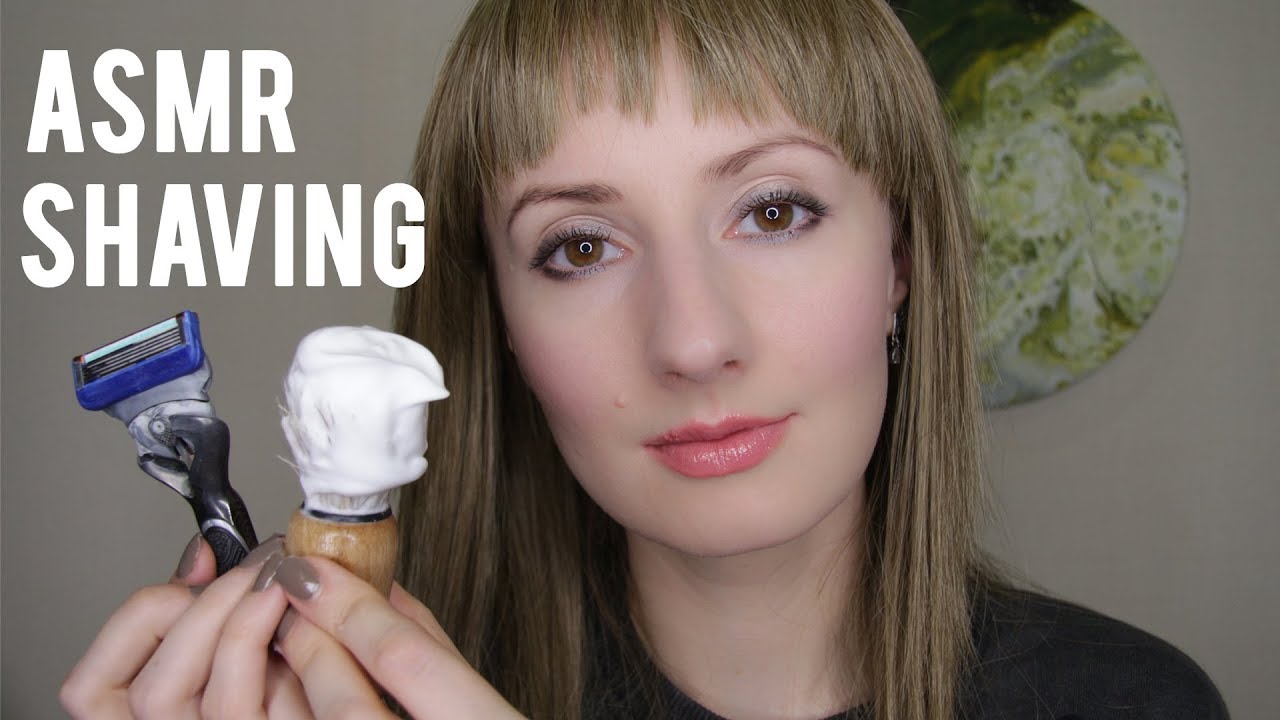 Girlfriend Trying To Shave You 👨Relaxing Shaving  Role Play: Foam, Razor, Whisper * ASMR To Sleep