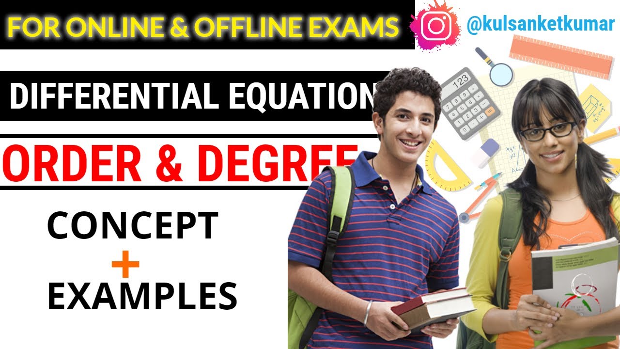 Must Watch Degree and Order of Differential Equation
